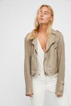 Perforated Leather Moto Jacket By Jakett At Free People